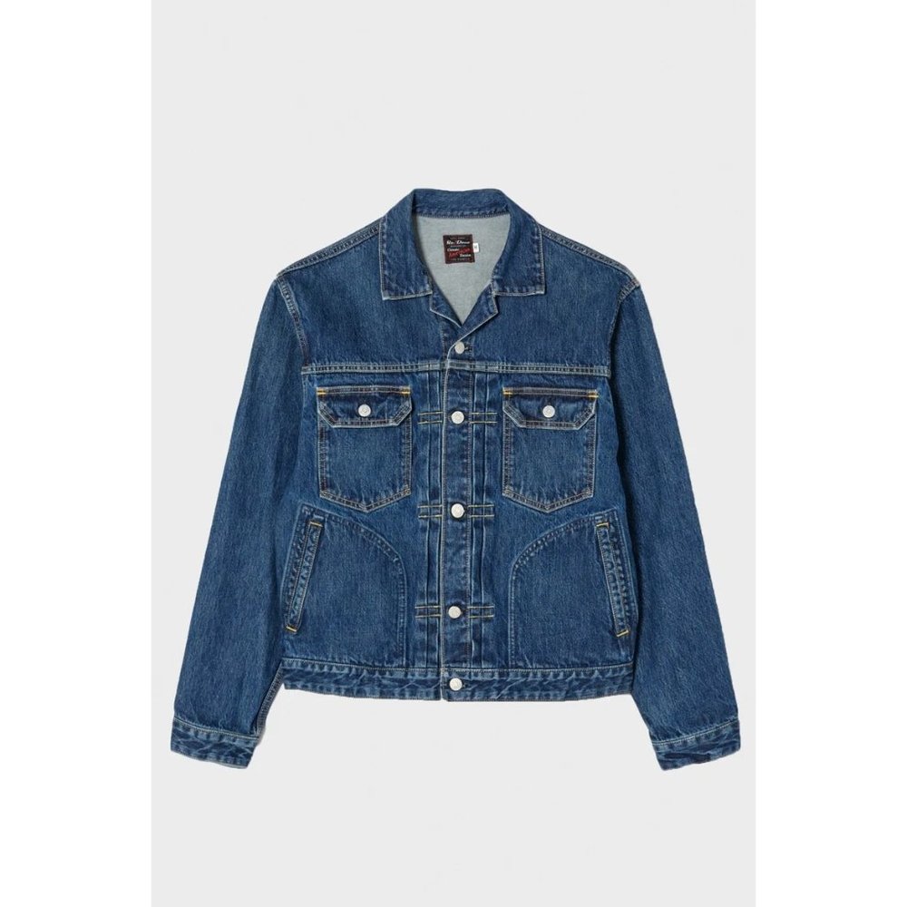 *$450 NWT RE/DONE CLASSIC DENIM JACKET 1 YEAR WEAR SZ MEDIUM